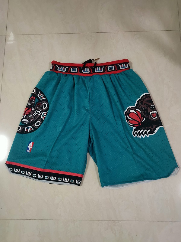 Men NBA 2021 Memphis Grizzlies Green Shorts 1->minnesota timberwolves->NBA Jersey